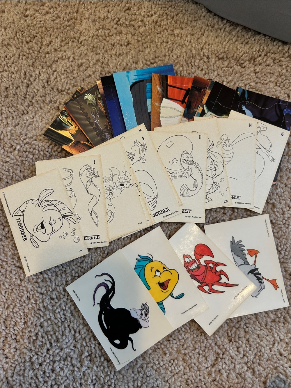 Disney Little Mermaid Pro Set Trading Cards